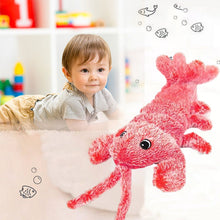 Load image into Gallery viewer, Plush Jumping Shrimp Faux Lobster