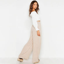 Load image into Gallery viewer, Ice Silk Wide Leg Women&#39;s Pants