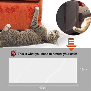 Cats Scratch-Resistant Furniture Protection Tape (2 Pieces)