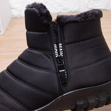 Load image into Gallery viewer, Men&#39;s Waterproof Warm Cotton Zipper Snow Ankle Boots