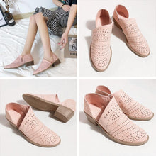 Load image into Gallery viewer, Breathable Hollow Zipper Shoes