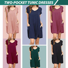 Load image into Gallery viewer, Two-Pocket Tunic Dresses