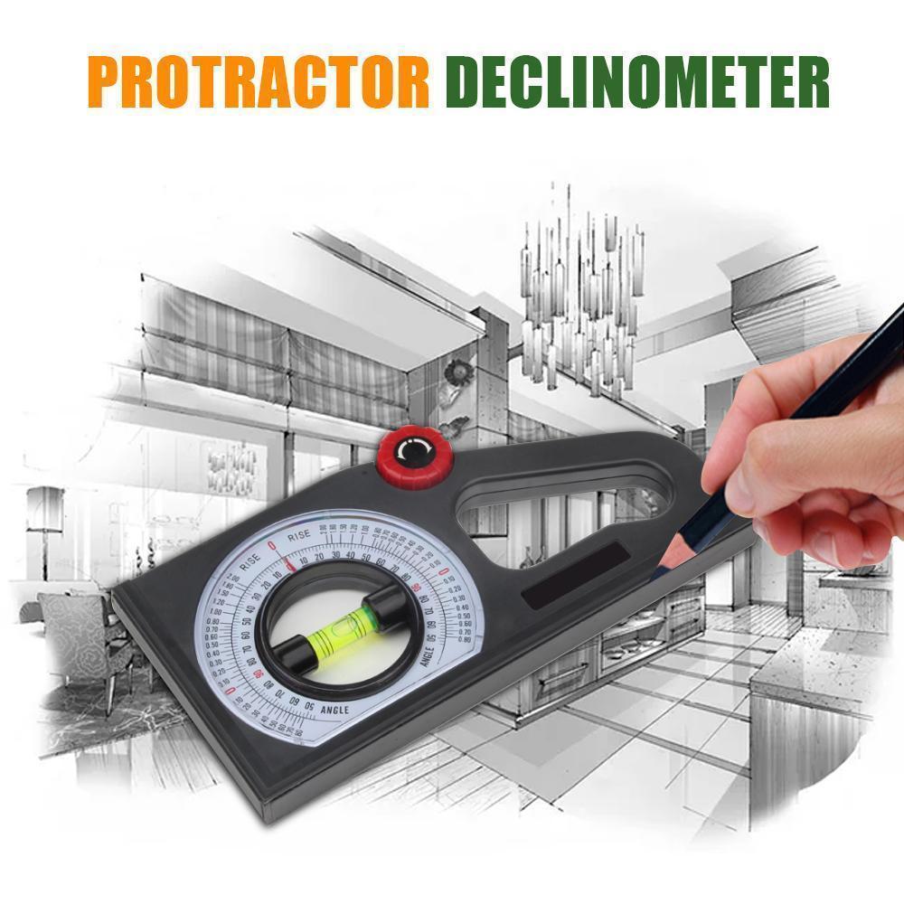 Slope Horizontal Vertical Angle Bevel Protractor Declinometer