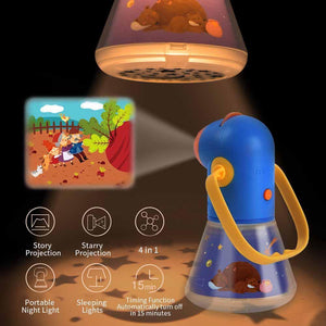 Starry Night Light Multifunctional Story Projector
