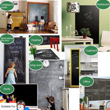 Load image into Gallery viewer, Black Chalkboard Stickers Adhesive Blackboard