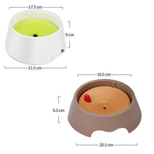 Load image into Gallery viewer, Floating Pet Bowl Splash Proof Drinking Bowl