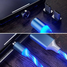 Load image into Gallery viewer, LED Magnetic 3 in 1 USB Charging Cable