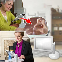 Load image into Gallery viewer, Hand-Free Desktop Magnifier with LED