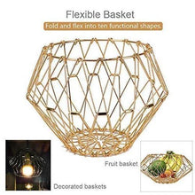 Load image into Gallery viewer, Collapsible Stainless Steel Wire Basket