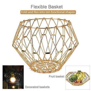 Collapsible Stainless Steel Wire Basket