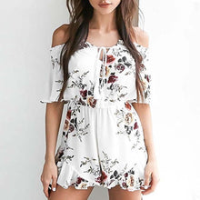 Load image into Gallery viewer, Summer Floral Chiffon Rompers