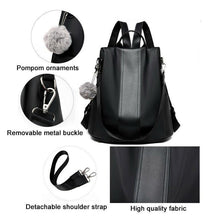 Load image into Gallery viewer, Waterproof Nylon Anti-theft Backpack