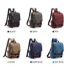 Load image into Gallery viewer, Double Buckle Pocket Zippers Backpack