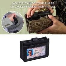 Load image into Gallery viewer, Amazing Easy Access Vertical Wallet with RFID Blocking
