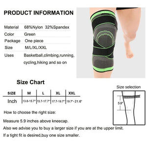 3D Adjustable Knee Brace For Pain Relief (Single)