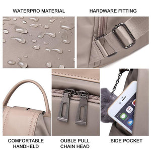Waterproof Nylon Anti-theft Backpack