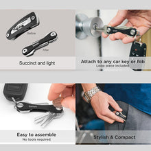 Load image into Gallery viewer, Domom Compact Key Holder and Keychain Organizer,2 Packs