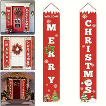 Load image into Gallery viewer, Christmas curtain couplet